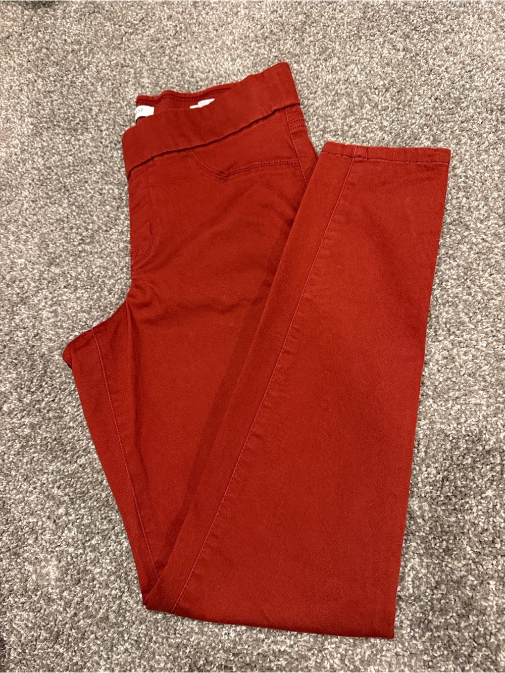 Nine West Rust Colored Heidi Pull-On Skinny Jeans Women’s size 8